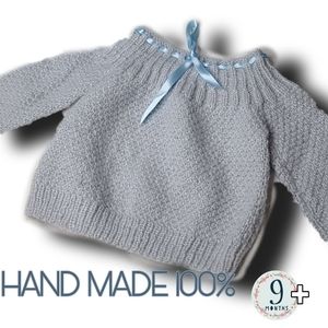 💙🤰 hand made knit sweater 💙